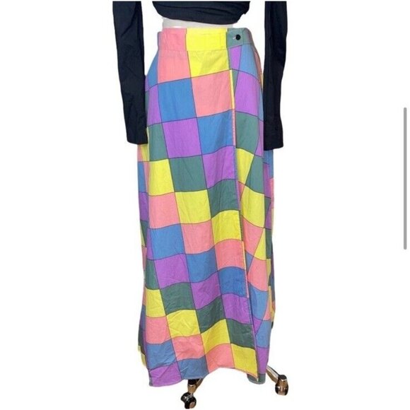 SWF Cuixmala Maxi Skirt Cuixmala Check - Picture 7 of 9